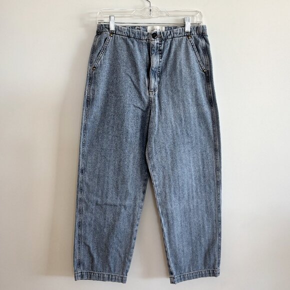 The Great Shadow Stripe Buckle-Back Jeans - Picture 1 of 5